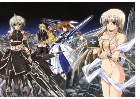 Fate Testarossa Takamachi Nanoha Yagami Hayate Raising Heart