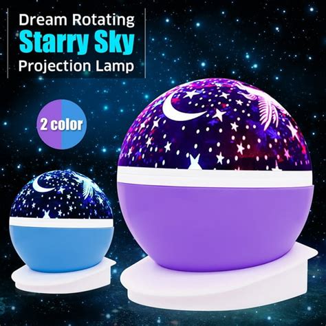 Star Projector Lamp Night Light 360 Degree Romantic Room Rotating Cosmos Star Projuctor