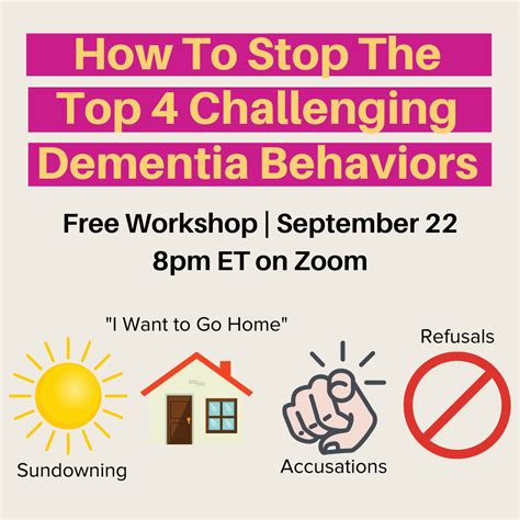 How To Stop The Top 4 Challenging Behaviors — Dementia Success Path