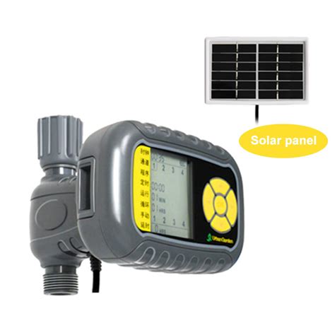 Hose Digital Timer Solar Panel Waterproof Garden Irrigation Automatic