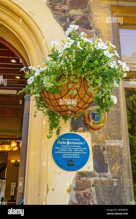 Plaque Commemorating The Stay Of Haile Selassie At The Abbey Hotel At