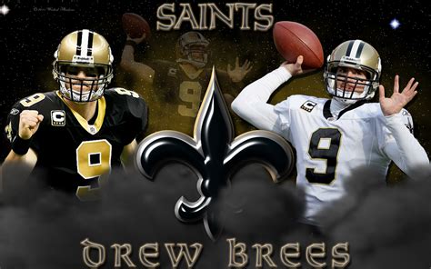Wallpapers By Wicked Shadows Drew Brees New Orleans Saints Wallpaper