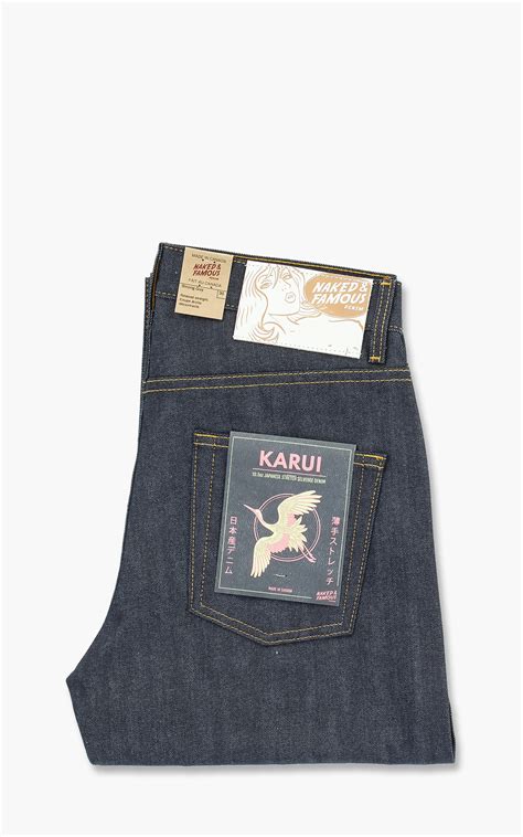 Naked Famous Denim Strong Guy Karui Stretch Selvedge Oz Indigo