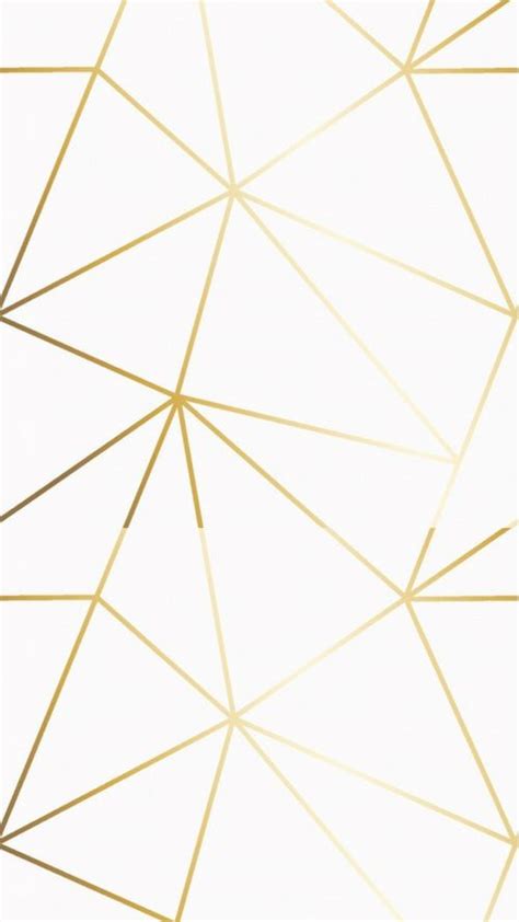 Black White And Gold Geometric Wallpaper 1200 X 1600 Png 64