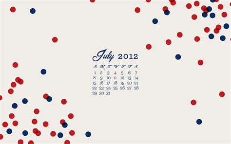 July Wallpaper 1280x800 Calendar Sarah Hearts