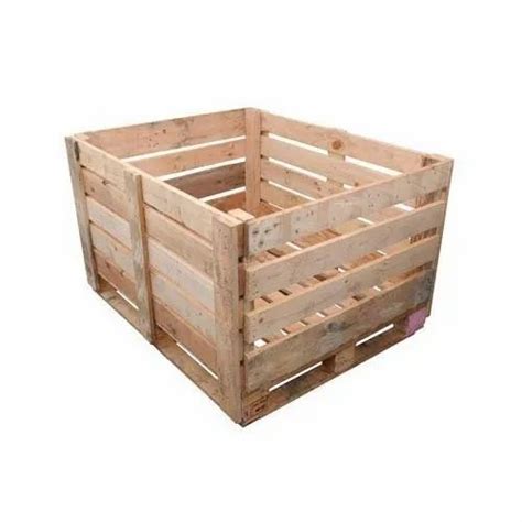 Rectangular Brown Wooden Shipping Crate Capacity 100 900kgs At Best