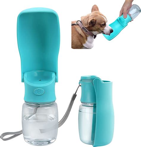 Longyueyc Foldable Dog Water Bottle With Drinking Feeder Leak Proof