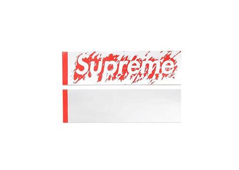 Online Activity Promotion Supreme Red Box Logo Sticker 100 Authentic