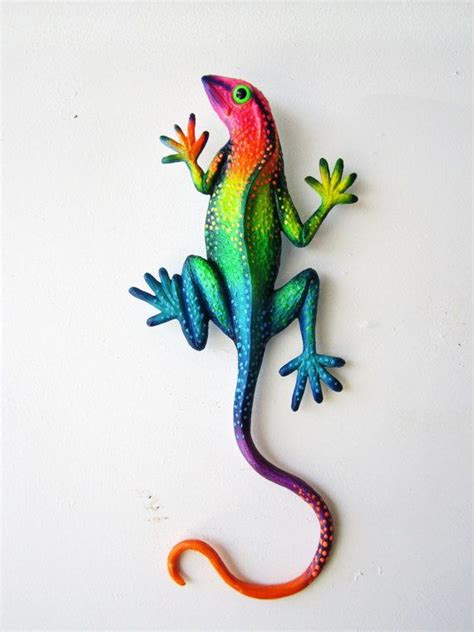 Gecko Art Wall Sculpture Gecko Wall Art Gecko Art Lizard