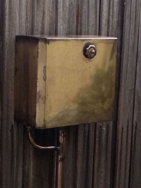 Toilet cistern lid = unbranded vintage multi angled. Vintage brass toilet cistern - Old SoulOld Soul