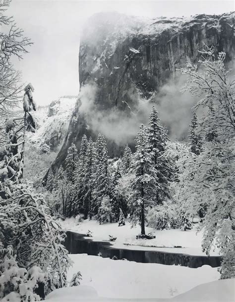 Ansel Adams El Capitan Yosemite Valley Ca Winter C 1950 Jackson