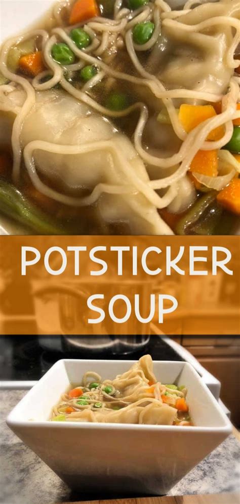 potsticker soup recipe frugal quick recipe recipe in 2023 asian soup recipes dumpling