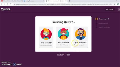 How To Create Your Quizizz Account Youtube