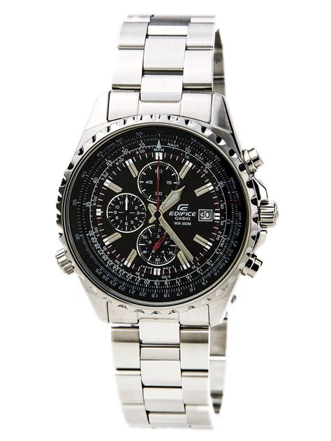 casio men s ef527d 1av edifice stainless steel multi function chronograph watch
