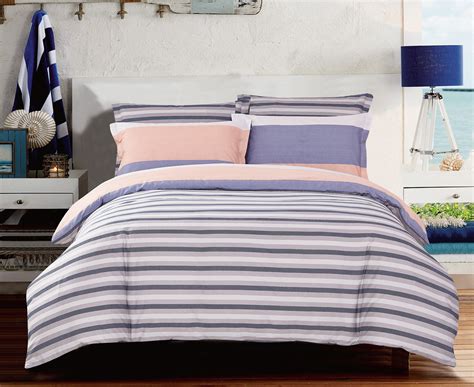 Gioia Casa Zali 100 Cotton Reversible Queen Bed Quilt Cover Set