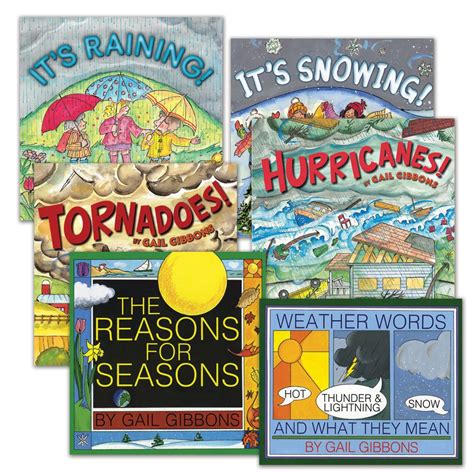 Gail Gibbons Weather Books Set Of 6 From One Of Americas Leading Non