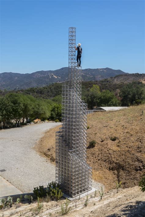 The Sky Is The Limit 40 Foot Tall Chris Burden Tower Will Go On View