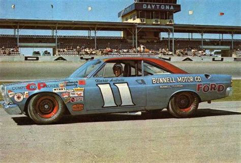 When race fans leave the track, they know who the winner is. Mario Andretti, 1967 Daytona 500 Winner | Nascar cars ...