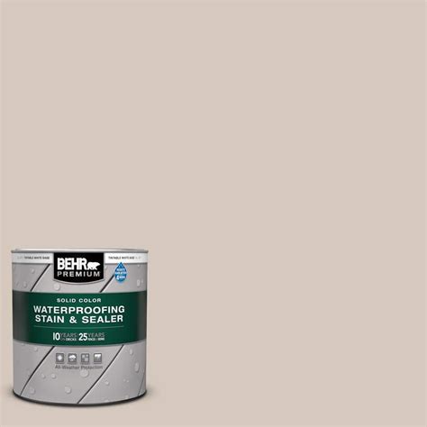 Behr Premium 1 Qt N230 2 Old Map Solid Color Waterproofing Exterior