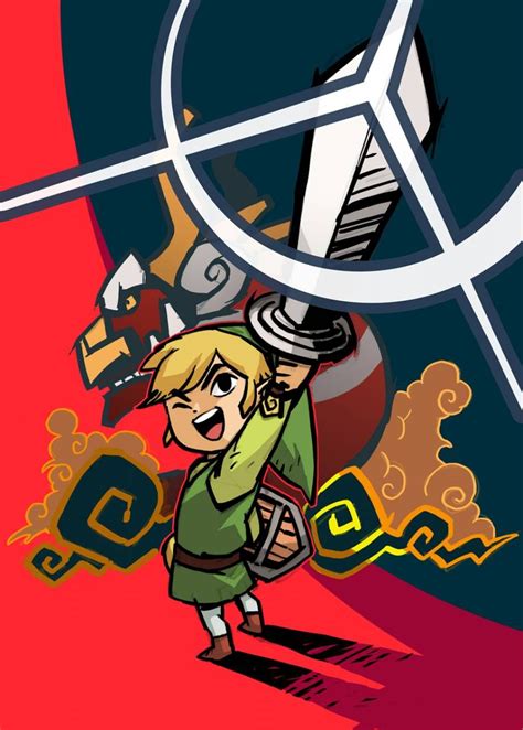 The Legend Of Zelda The Wind Waker Toon Link And The King Of Red