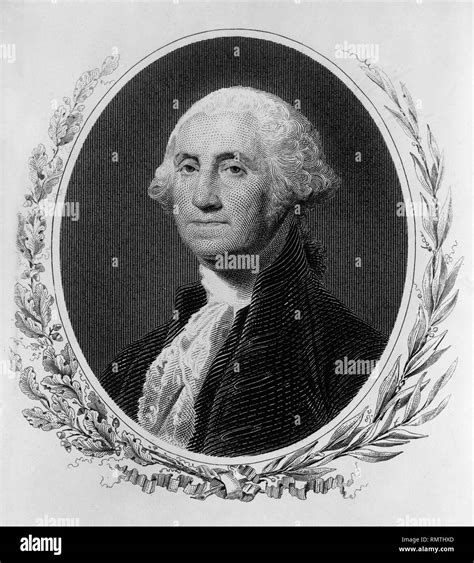 George Washington 1732 99 First President Of The United States Head