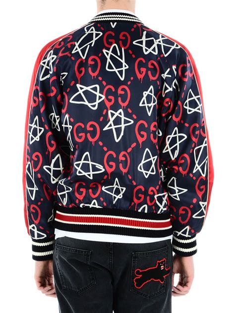 Bombers Gucci Guccighost Duchesse Bomber Jacket 453812z419e4377