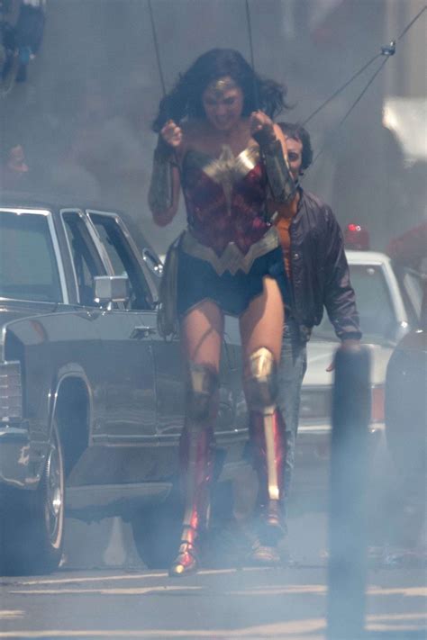 Gal Gadot Filming An Action Sequence For Wonder Woman 1984 41 Gotceleb