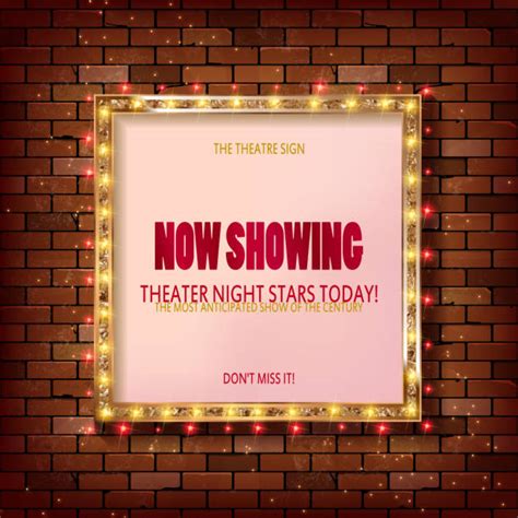 Movie Poster Marquee Illustrations Royalty Free Vector Graphics And Clip