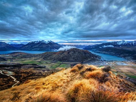 Queenstown New Zealand Beautiful Landscape Hd Desktop