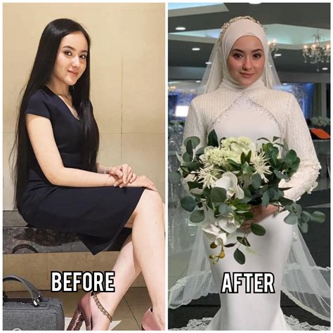before and after hijab 🌼🧕🌼 hijab hamida ☪️ 14k