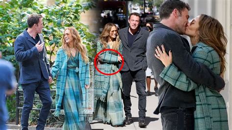 Jennifer Lopez Cuddles Boyfriend Ben Affleck In NYC After Revealing She