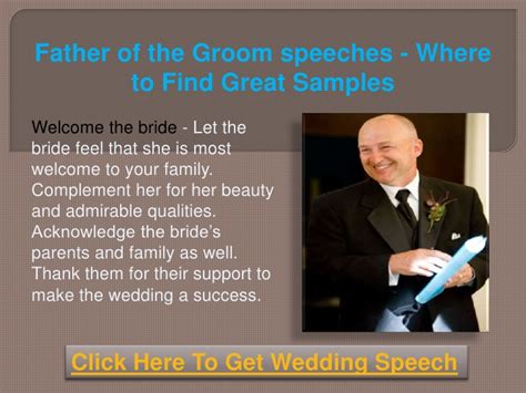 Father Of The Groom Speeches Where To Find Great Samples