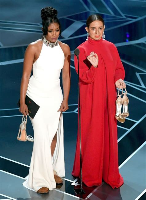Tiffany Haddish Rewears Snl Alexander Mcqueen Dress At 2018 Oscars