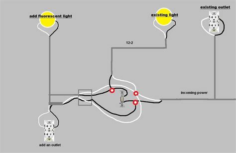 Wiring diagram a wiring diagram shows, as closely as possible, the actual location of all component parts of the device. wiring - How to add more light and outlets in garage - Home Improvement Stack Exchange