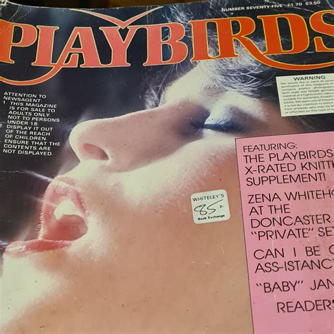 PLAYBIRDS No Mens Glamour Magazine S Etsy UK