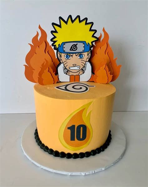 Naruto Cake Topper Anime Birthday Celebrate Birthday Boy Etsy