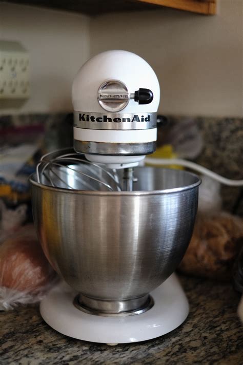 I was in college at the time so my dad gave it to my older sister who had a condo in chicago. My Oma's Kitchenaid Mixer is super special to me as she ...