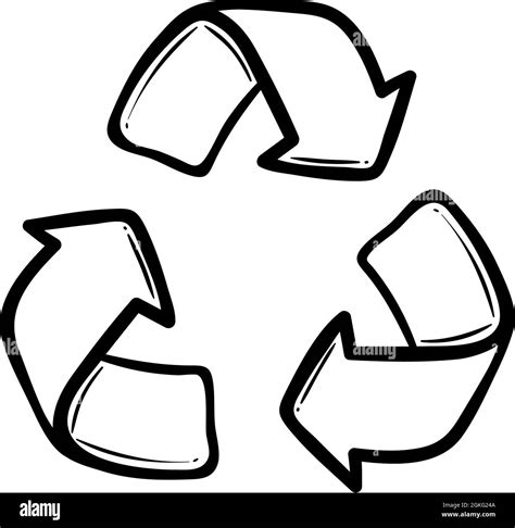 Símbolo De Flecha De Reciclaje De Tallarines Utilizando Recursos