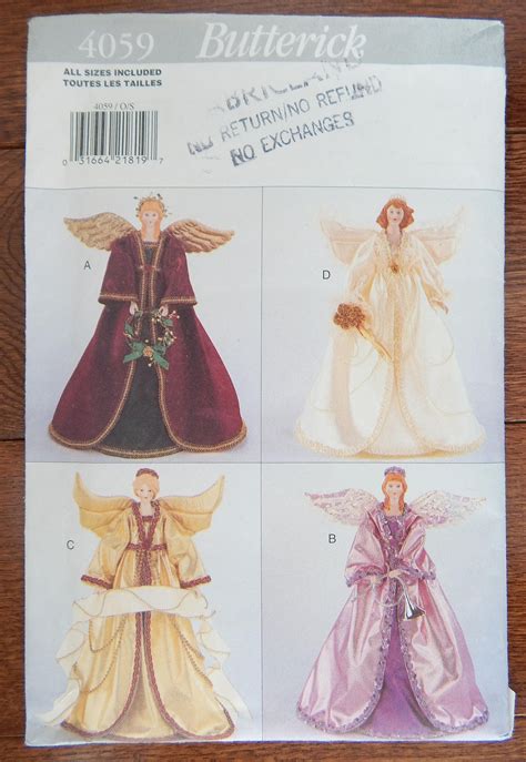 31 Angel Sewing Pattern Templates Steffanyaadvik