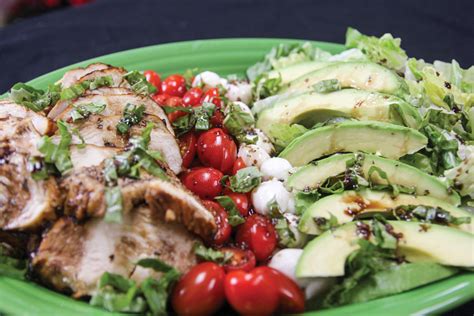 Apple brings sweetness, tartness, and crunch to the chicken salad, helping to round out the flavors. Chicken Avocado Caprese Salad