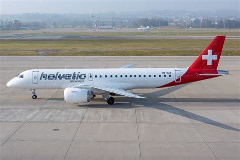 Helvetic Airways Embraer E190 E2 Hb Azbzrh12012020 Flickr