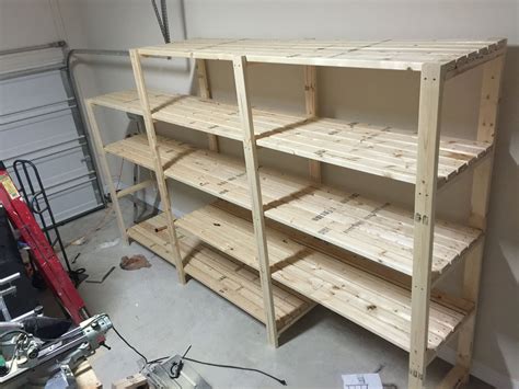 Garage Shelving Diy From 2x4s Do It Yourself Home Projects From Ana