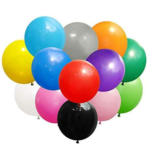 Koogel 36 Big Balloons 15 Pcs Latex Balloons Jumbo Latex Giant