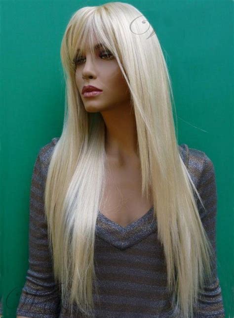 hot sale long silky straight blonde real 100 virgin indian human hair 24 inches wig indian