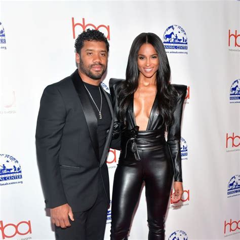 Her latest photo drop saw her pose in a black one piece revealing her toned tummy share or comment on this article: Ciara & Husband Russell Wilson made the 2019 Hollywood ...