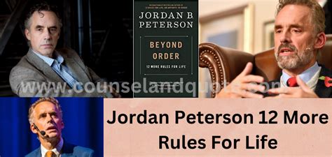 Jordan Peterson 12 More Rules For Life Beyond Order Rules