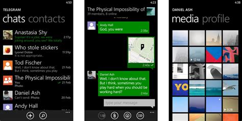 For users who care about this, telegram is the right choice. Telegram Launches Official App for Windows Phone