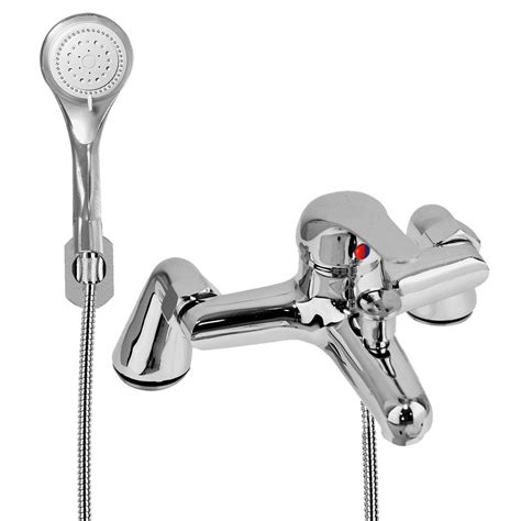 Modern Bath Shower Mixer Tap Complete Set With Hand Held Shower G4k