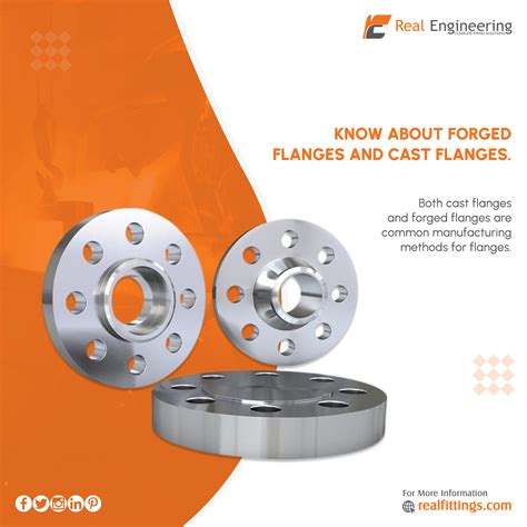 Know About Forged Flanges And Cast Flanges Real Engineering