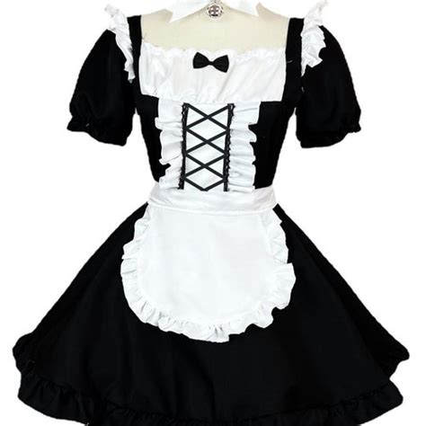 sexy cosplay maid costume for schoolgirl outfit france maid etsy